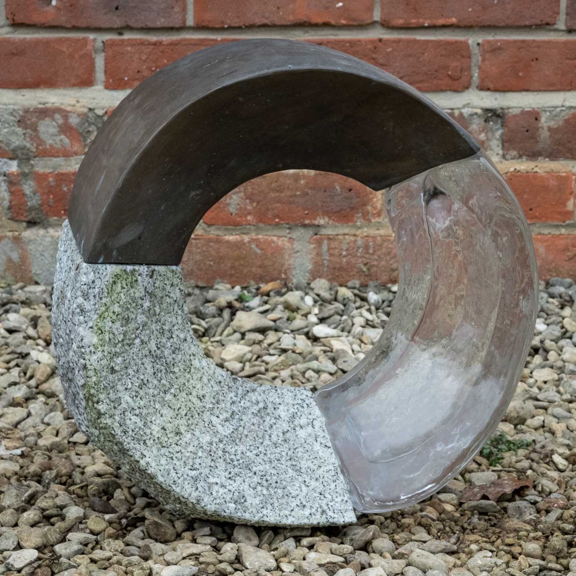 Johannes v Stumm (b.1959), contemporary, 'Hollow Disk'