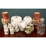 An assortment of items to include a collection of Grimwade Atlas china comprising of one bowl,