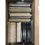 A box of art catalogues to include Parke Bernet Galleries catalogues and MentmoreUsed condition