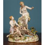 A Meissen porcelain centrepiece