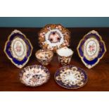 Six pieces of Royal Crown Derby porcelain