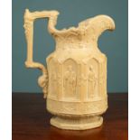 A Charles Meigh apostles stoneware jug