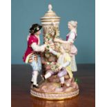 A Meissen porcelain centre piece ornament