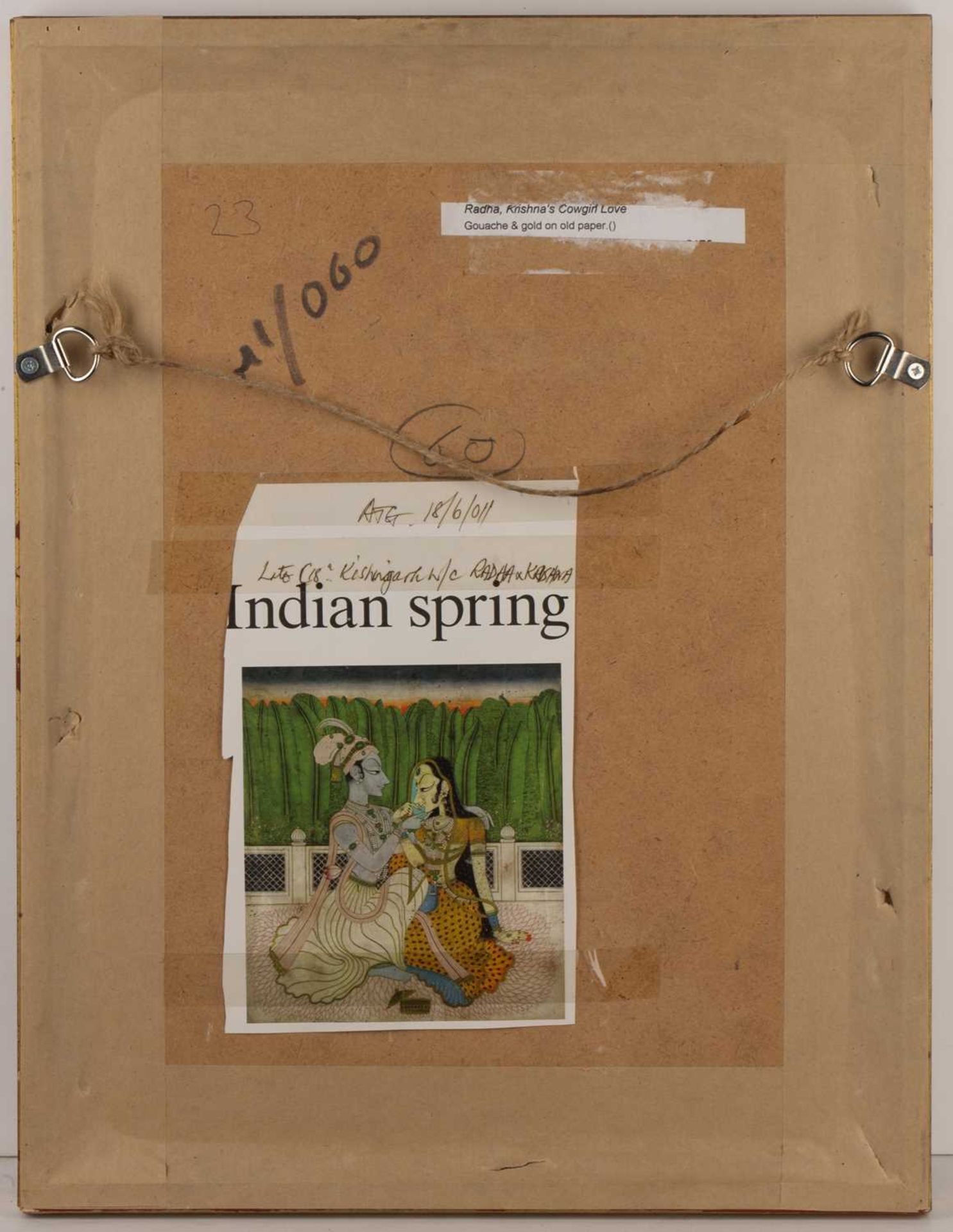 Group of portraits Indian, comprising of a portrait of Jagat Singh I, depicted holding a sword to - Bild 8 aus 9