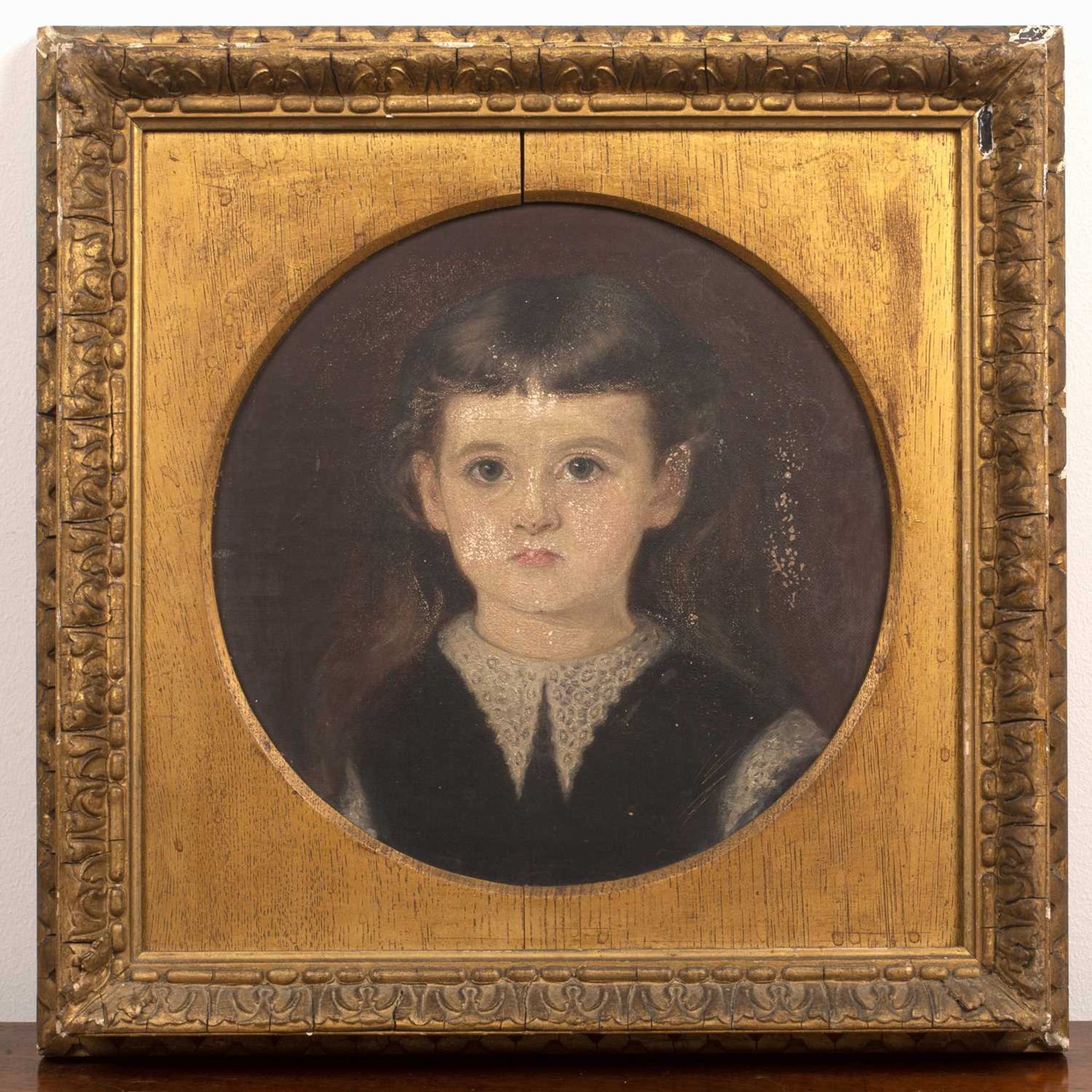 19th Century British School Pair of child portraits, oil on canvas, unsigned, in gilt frames, each - Image 5 of 6