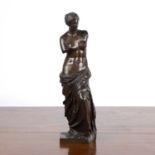 After A. Mahuet (Late 19th/early 20th Century) After the Antique 'Venus De Milo" bronze sculpture,