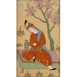 Group of portraits Indian, comprising of a portrait of Jagat Singh I, depicted holding a sword to