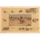 Charles Johnson Payne (1884-1967) 'Carpet Beaters v Bobbery Wallahs', coloured print, signed in