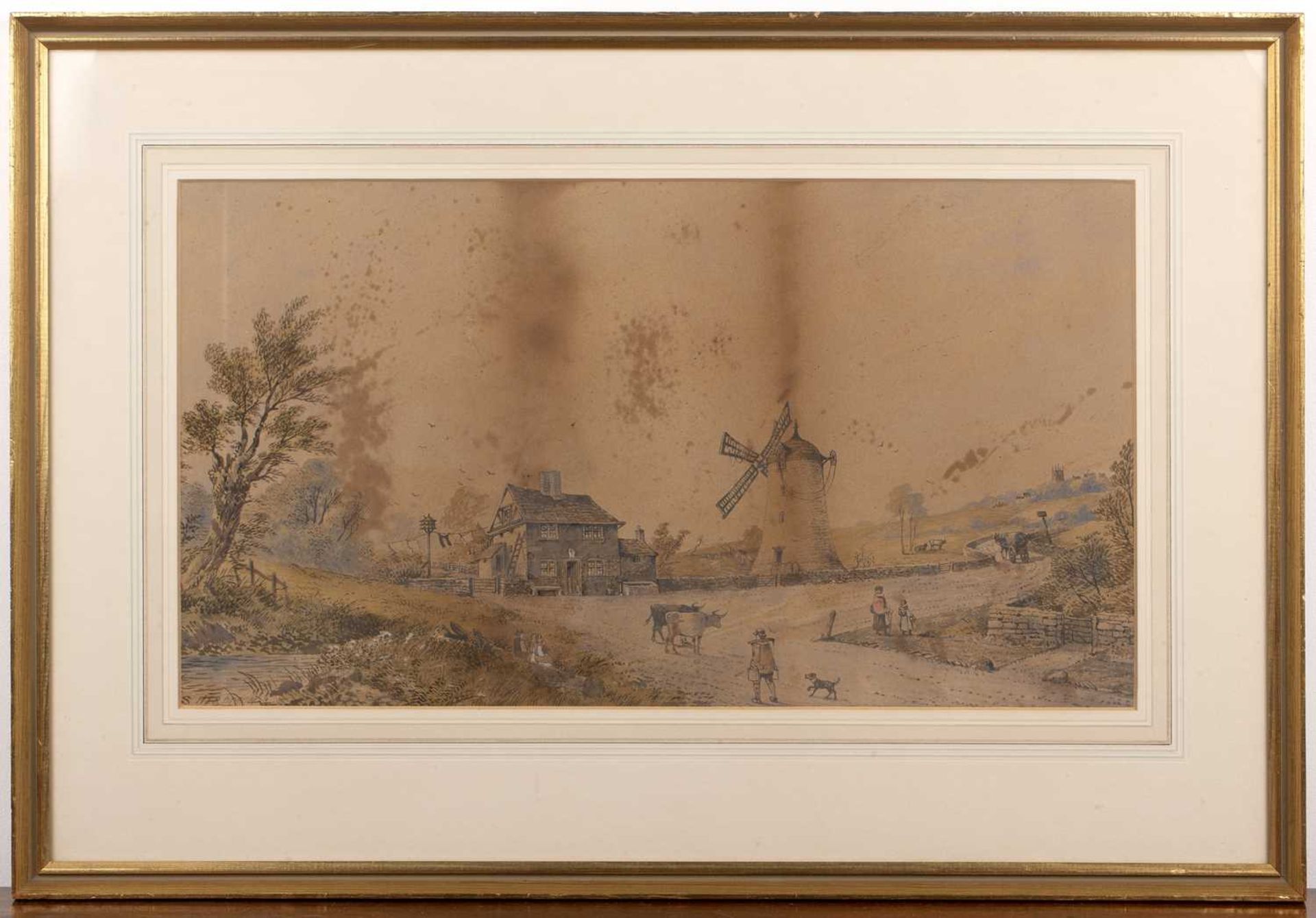 Stanley Herdman Gallows Mill, London Road, and Pem Brook, watercolour, signed lower left, 29cm x - Bild 2 aus 3