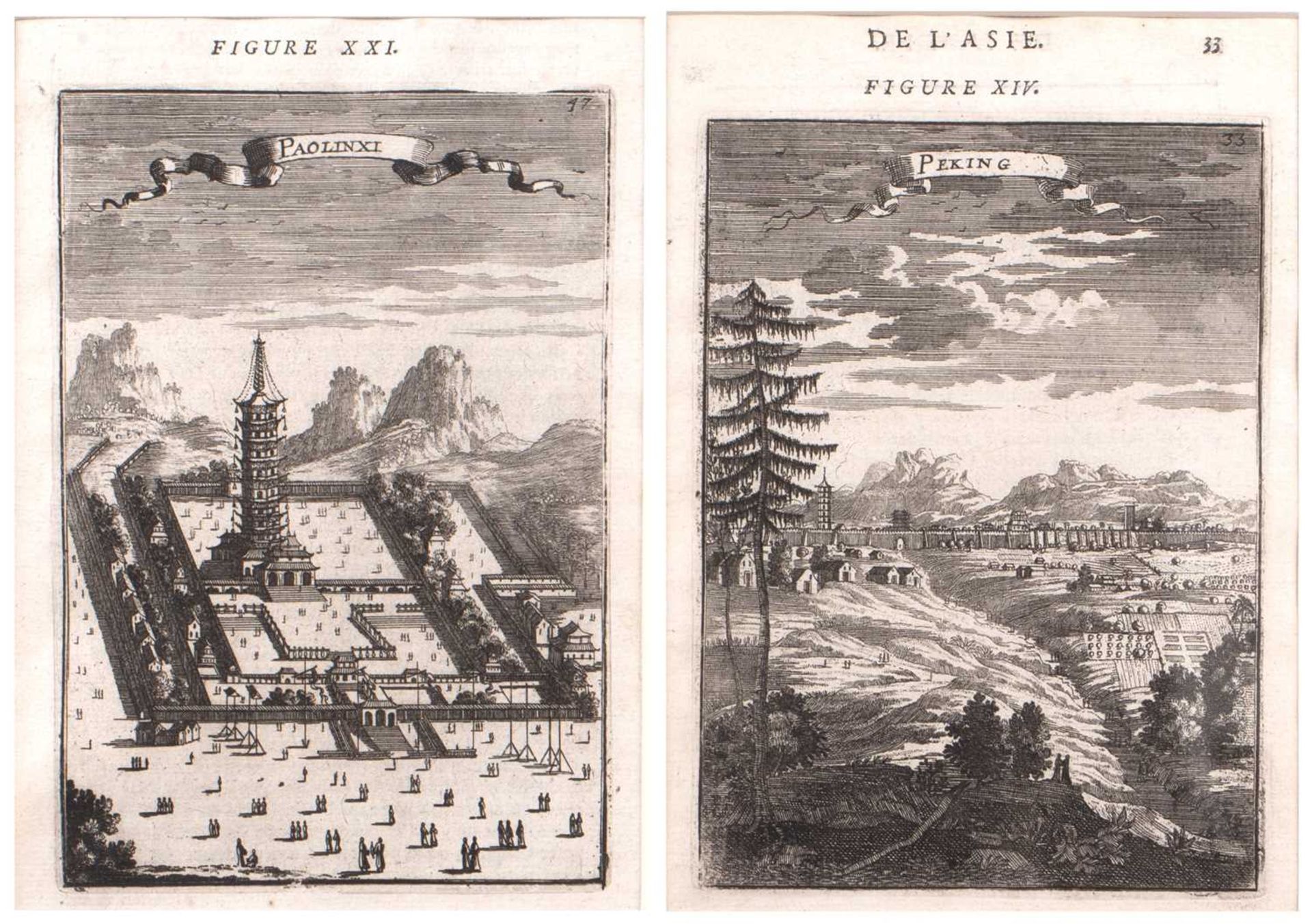 Carte (map) de l'Empire de la Chine by Rigobert Bonne (1727-1795), 33.5cm x 23cm, a further map of - Bild 3 aus 6