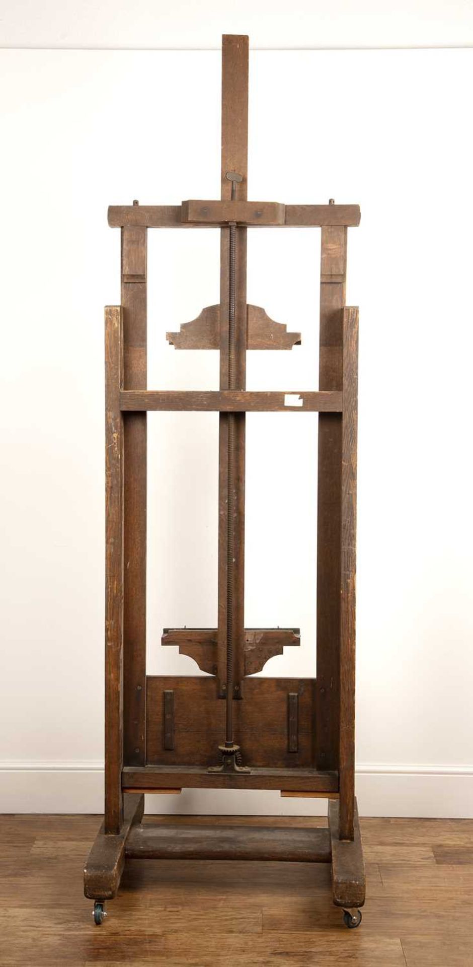 Robertson & Co. Ltd, London artist's Gallery easel 19th Century, with adjustable mechanism, brass - Bild 4 aus 4