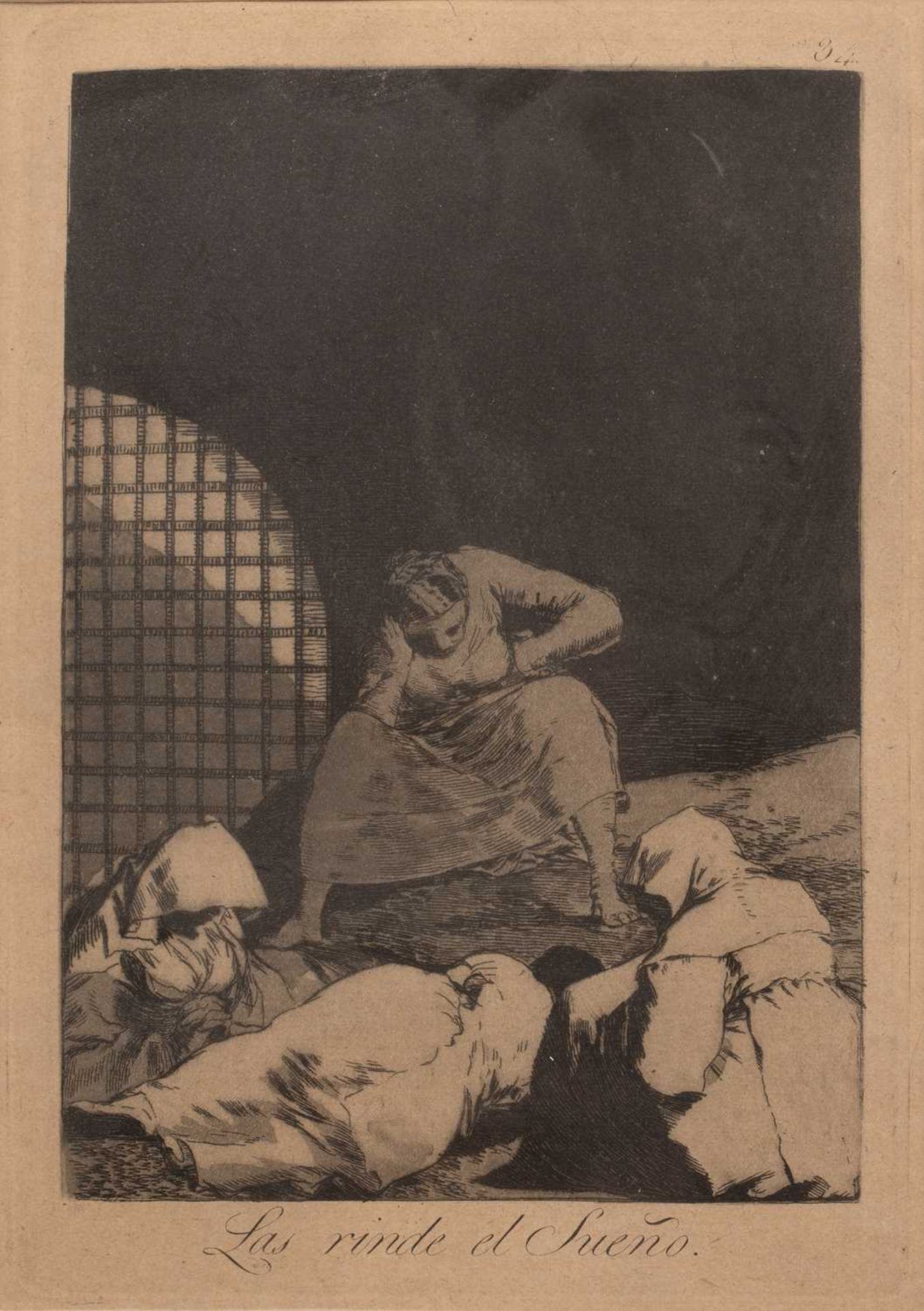 After Francisco Goya (1746-1828) 'Está um...pues, como digo..eh! Cuidado! Si no!', etching, - Image 4 of 6