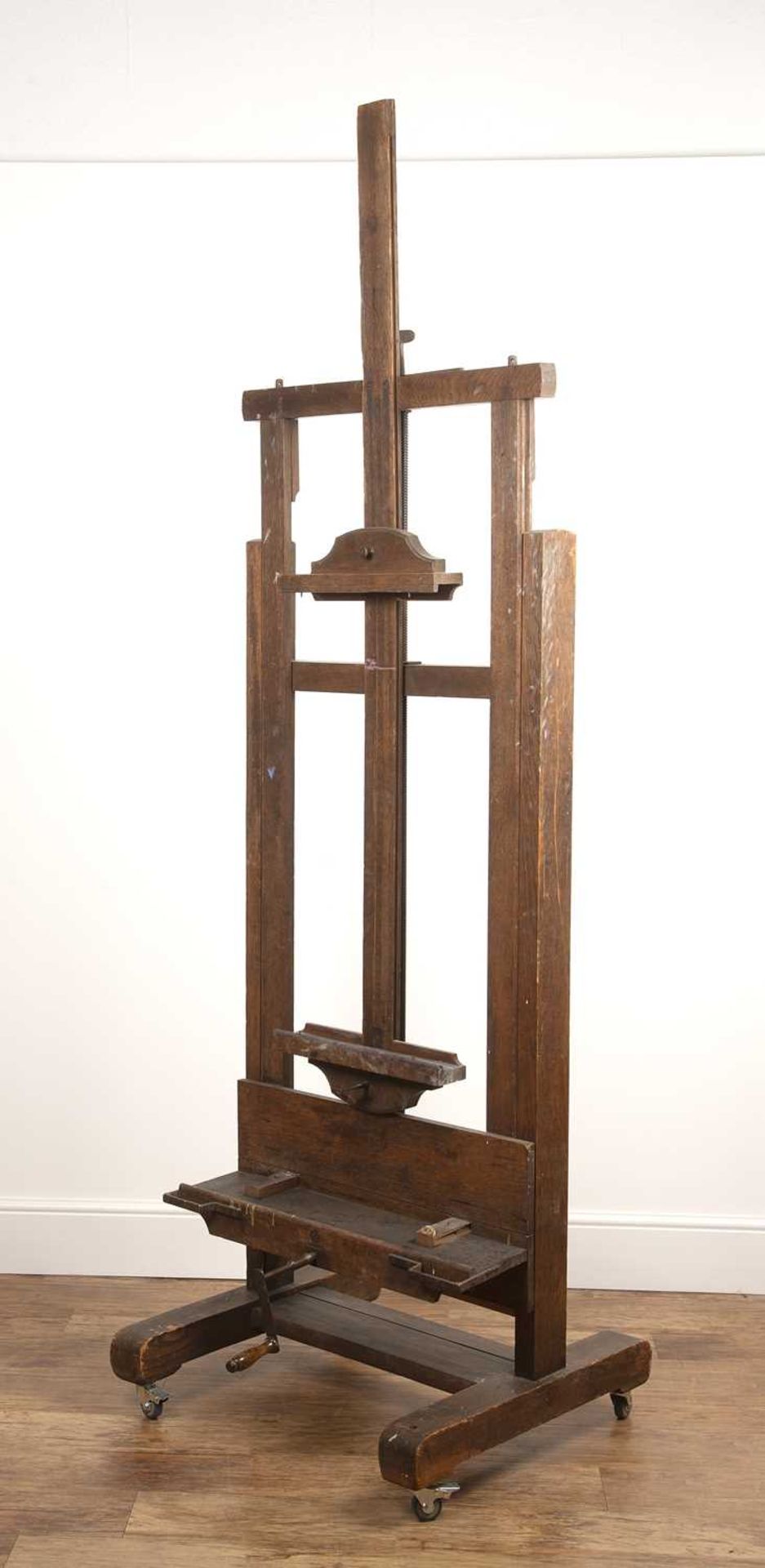 Robertson & Co. Ltd, London artist's Gallery easel 19th Century, with adjustable mechanism, brass - Image 3 of 4
