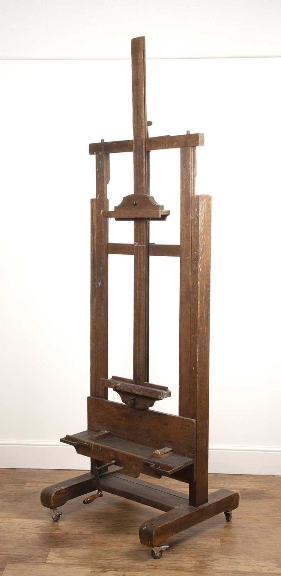 Robertson & Co. Ltd, London artist's Gallery easel 19th Century, with adjustable mechanism, brass - Bild 3 aus 4