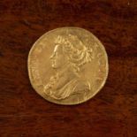 (Coin) Queen Anne gold two guineas 1709Good Very Fine