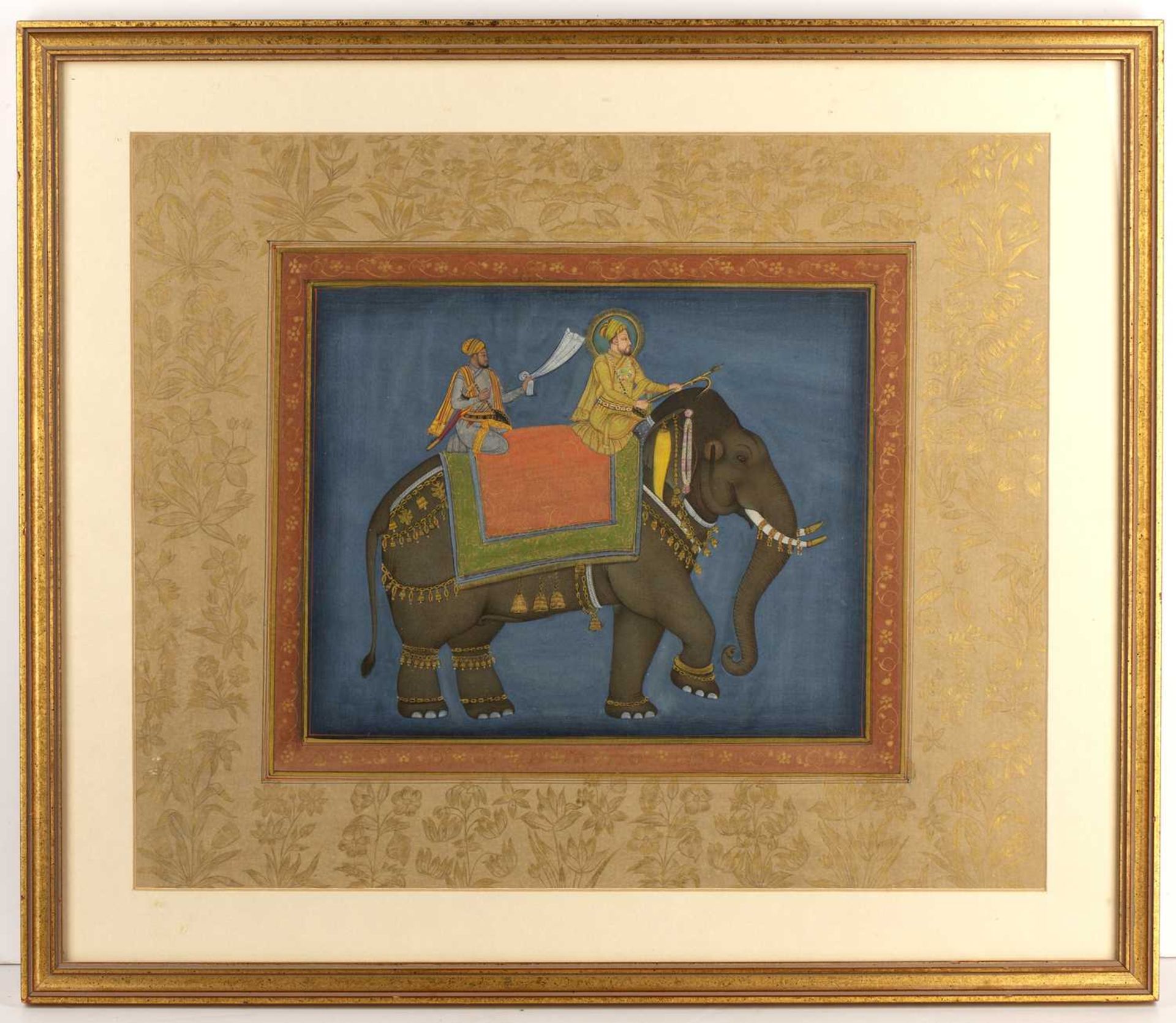 Elephant related pictures Indian, the first depicting Mohammed Adil Shah, Sultan of Bijapur and - Image 4 of 6