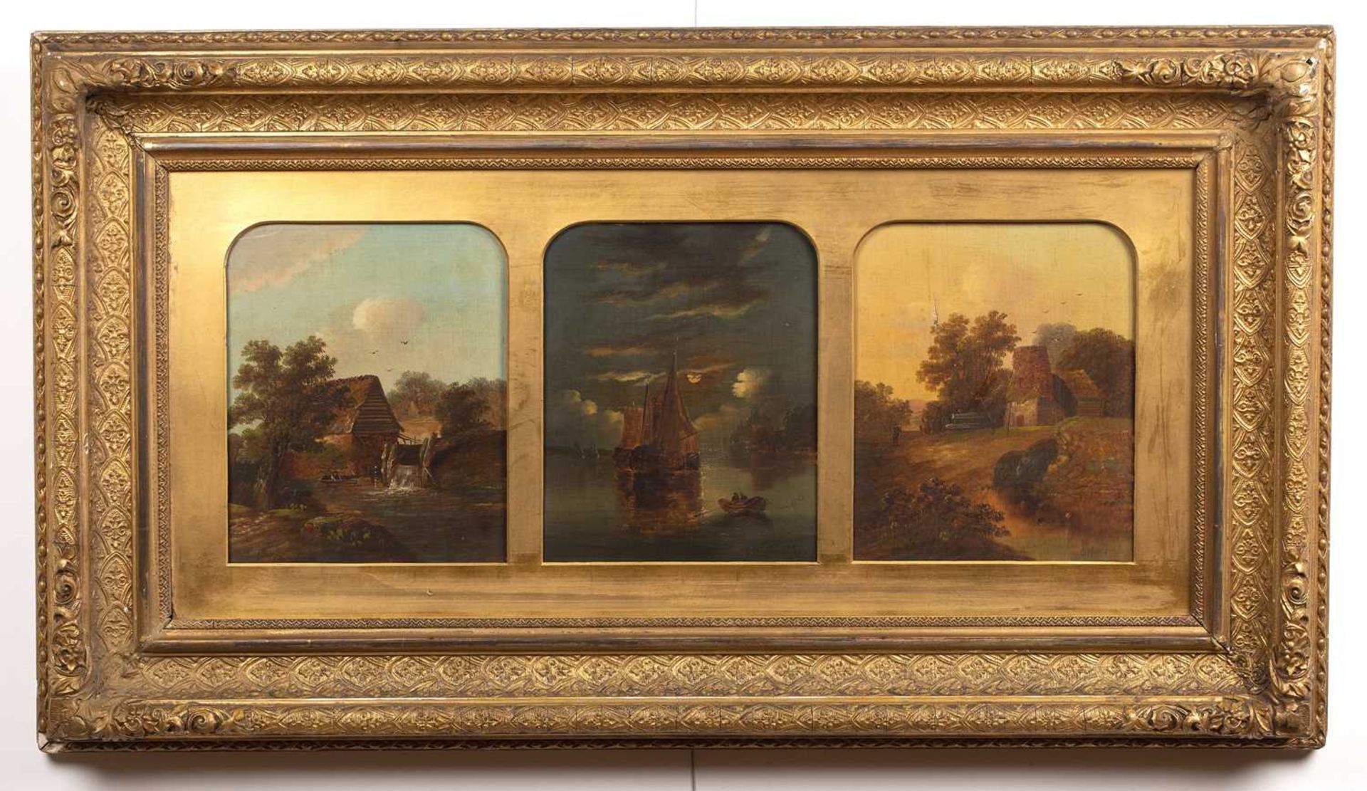 Attributed to Charles Greville Morris (1861-1922) three landscape studies (two pastoral, one - Image 2 of 3