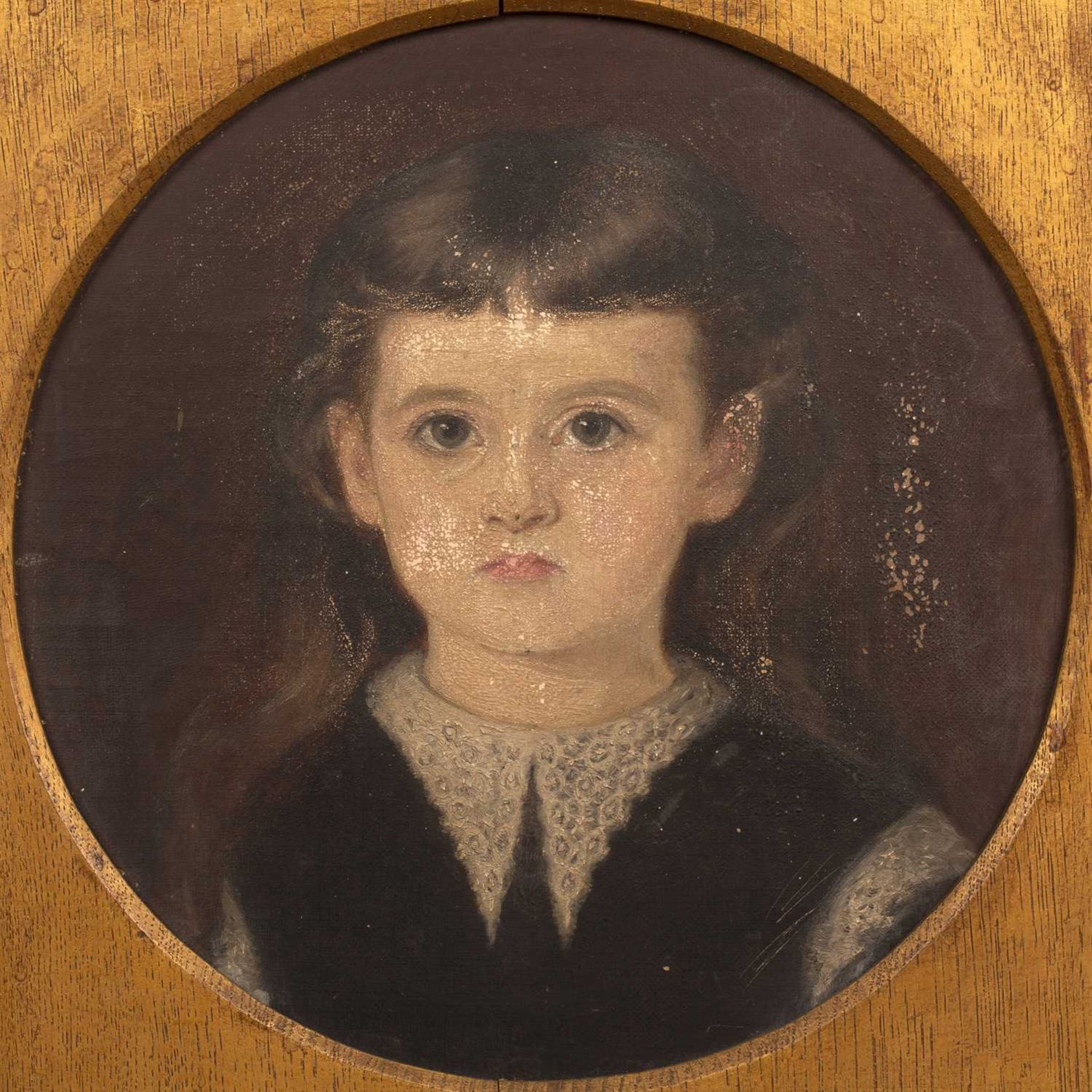 19th Century British School Pair of child portraits, oil on canvas, unsigned, in gilt frames, each - Image 4 of 6