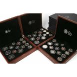 Three Royal Mint United Kingdom Premium Proof coin sets to include 2019, 2020 and 2021, all as new