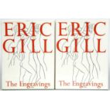 Skelton, (Christopher). Eric Gill, 'The Engravings'. 2 vols. Thick Fo. Herbert Press 1993. Green
