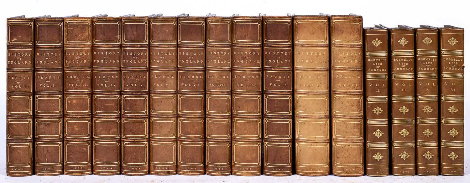 Froude, (James A). 'History of England...' 12 vols. 3rd Ed. Parker Son and Bourn, London 1862.