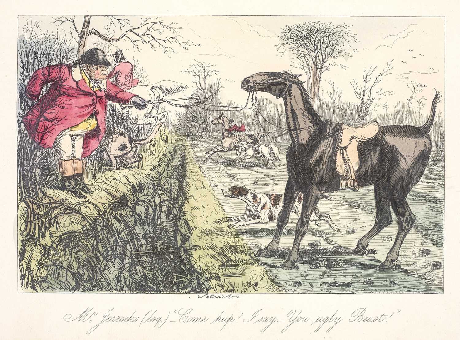 Surtees, (Robert Smith) (1805-1864) English Sporting Writer. 'Handley Cross or Mr Jorrock's Hunt'. - Image 2 of 5