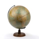 A mid 20th century Philips 13.5" terrestrial globe