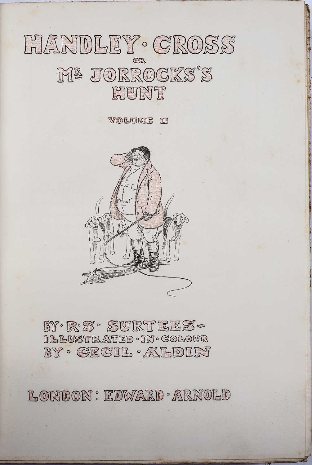 Surtees, (Robert Smith) (1805-1864) English Sporting Writer. 'Handley Cross or Mr Jorrock's Hunt'. - Image 3 of 5