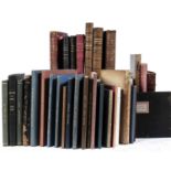 An accumulation of m/s diaries, sale catalogues, poetry anthologies, correspondence, sketch books,