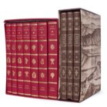 Austen, (Jane). Works Thereof. Folio Society 1975. 7 vols. Red cloth, slip case plus Defoe, (