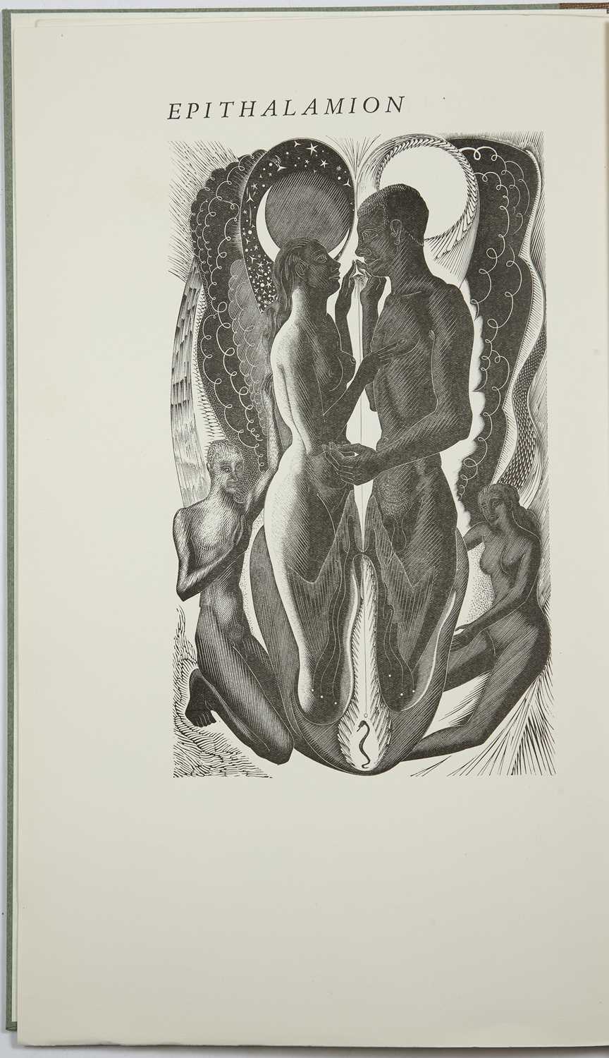 Gemini Press. Graves, (Ida). Hughes Stanton, (Blair). Illus. 'Epithalamion'. A Poem with full page - Image 2 of 3