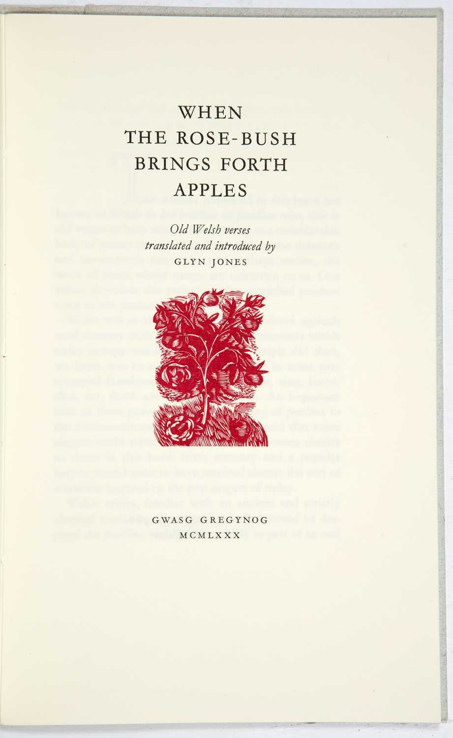 Gregynog Press. Four Great Castles. An Essay by Arnold Taylor. David Woodford (Illus) 1983 with - Image 2 of 2