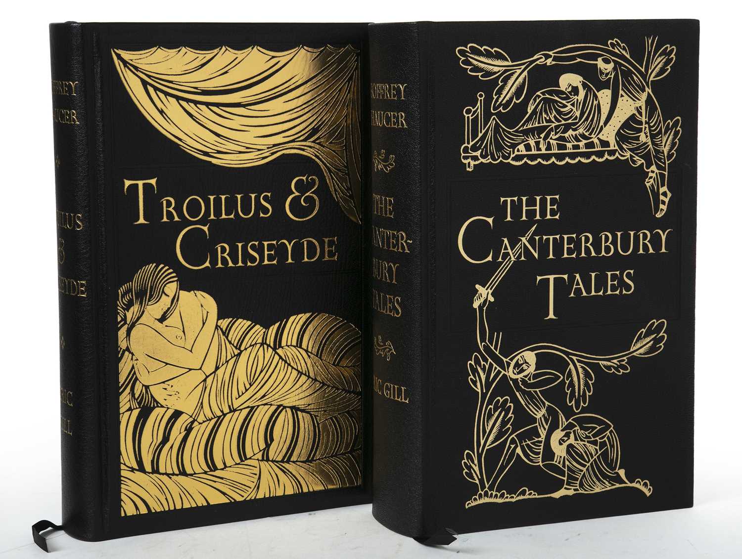 Gill, (Eric). The Canterbury Tales No. 105/1980 facsimile edition of the Golden Cockerel Press