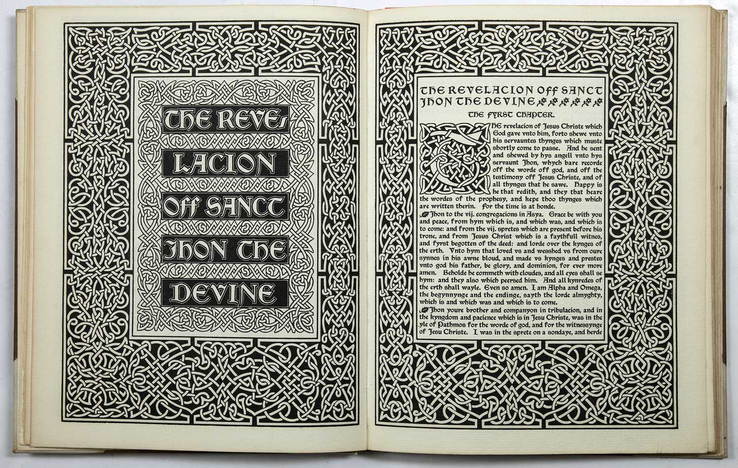 Cranbrook Press. (George Booth Michigan). 'The Revelation of St John the Divine'. 1901. 191/240. - Image 3 of 6