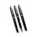 A Mont Blanc anniversary 75 year special edition Le Grand number 146 fountain pen together with a