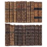 A group of c20 17th/18th century French and Latin texts, part sets, small format, all in