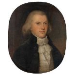 Scottish school (early 19th century) portrait of Dr. James Perry, unsigned, oil on canvas, label