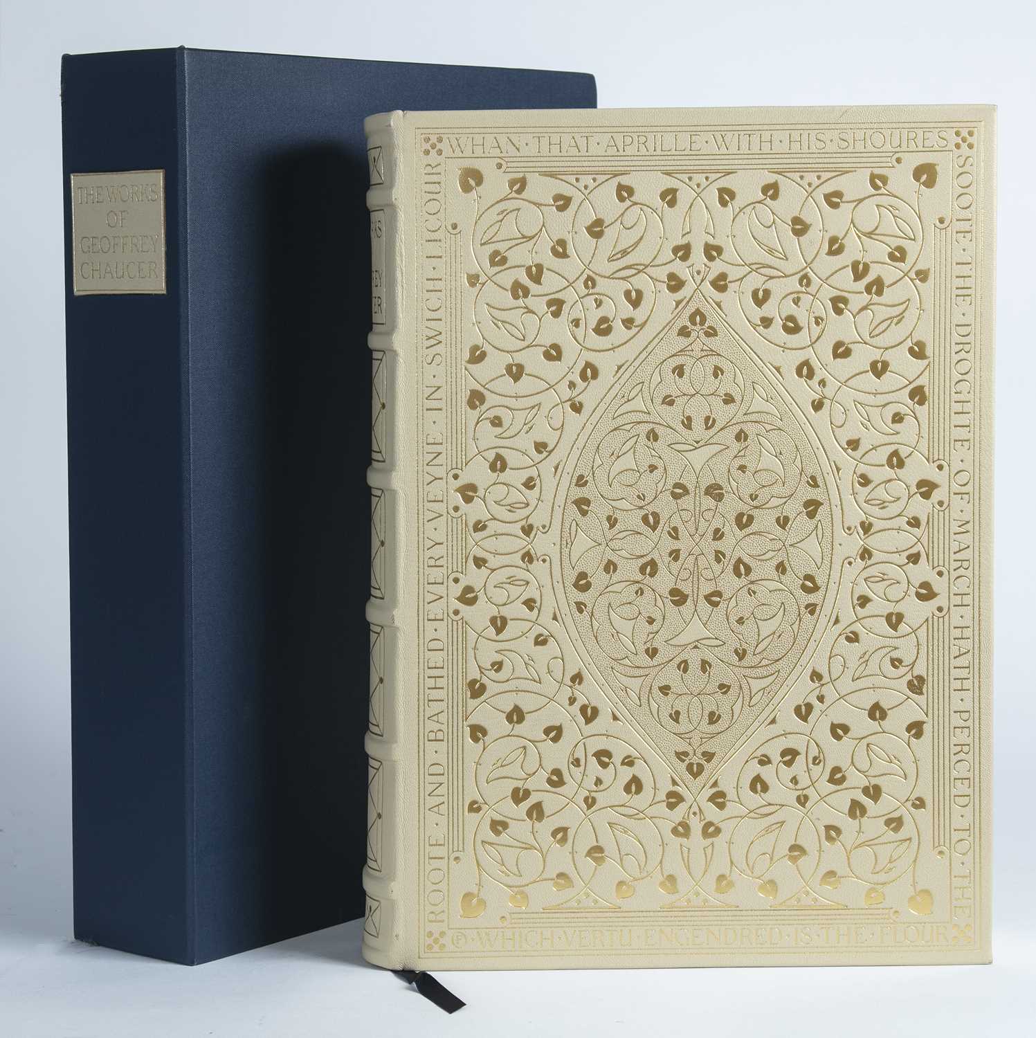 Chaucer, Geoffrey. The Works thereof: A Facsimile of the Kelmscott Chaucer 307/1010 introductory