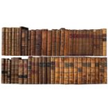 A collection of c55 Antiquarian bindings, part sets etc. 18th/19th century History, Literature.