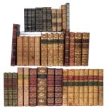 Fine Bindings:- A collection of c40 leather bound titles including Macaulay, Molière, W.H.