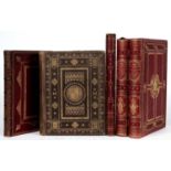 Fine Bindings: Blackie & Sons. Pictures and Royal Portraits. 2 vols. Small Fo. 1886. Red morocco