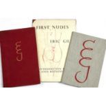 Gill, (Eric). 'Twenty-Five Nudes'. J.M. Dent, London 1938 printed by Hague & Gill Ltd, red cloth (no