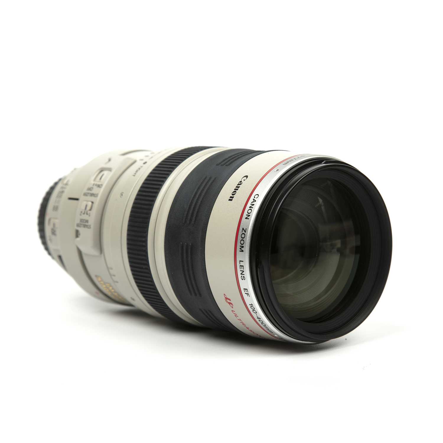 A Canon lens EF 100-400mm f/4.5-5.6 L IS with an ET-83C hoodCondition good. No scratches to glass. - Image 2 of 3