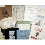 Eric (Gill). A bundle of pamphlets, news cuttings and ephemera relating to Gill