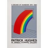 Patrick Hughes (b.1939) A Decade of Rainbows 1970-1980 for the Angela Flowers Gallery screenprint 90