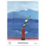 David Hockney (b.1937) Mount Fuji and Flowers for Metropolitan Museum of Art, New Yor off-set