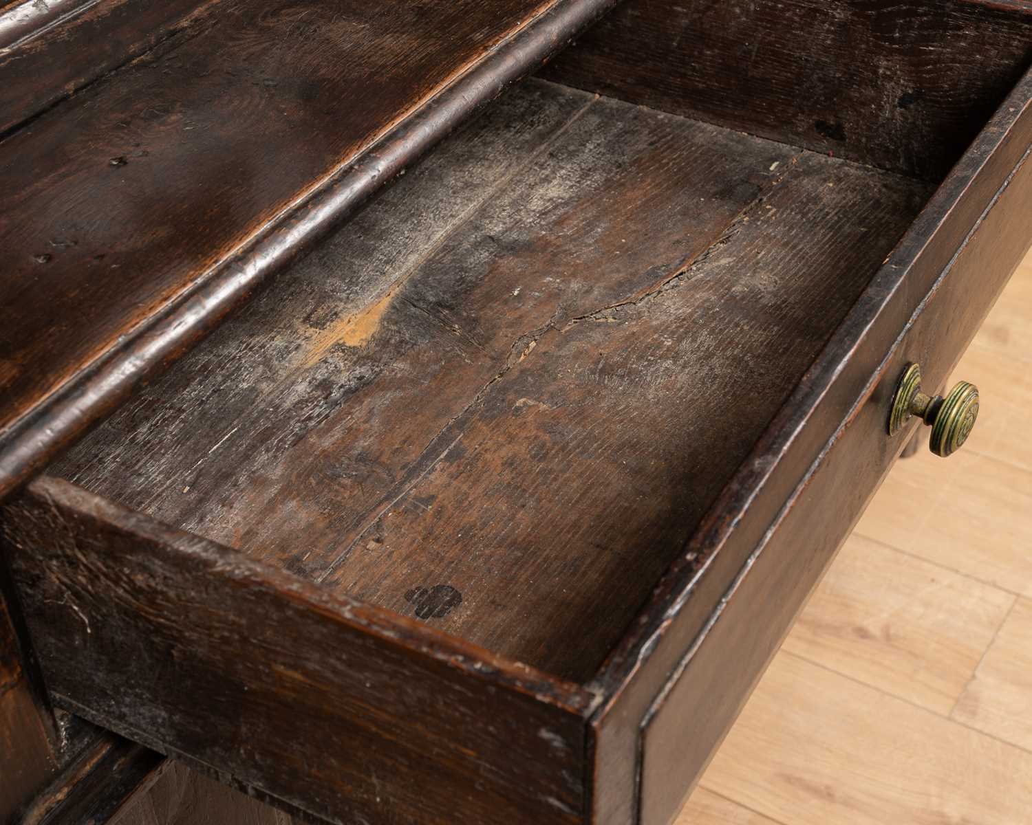 An 18th century Welsh oak tridarn - Image 5 of 21