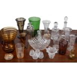 A collection of glassware