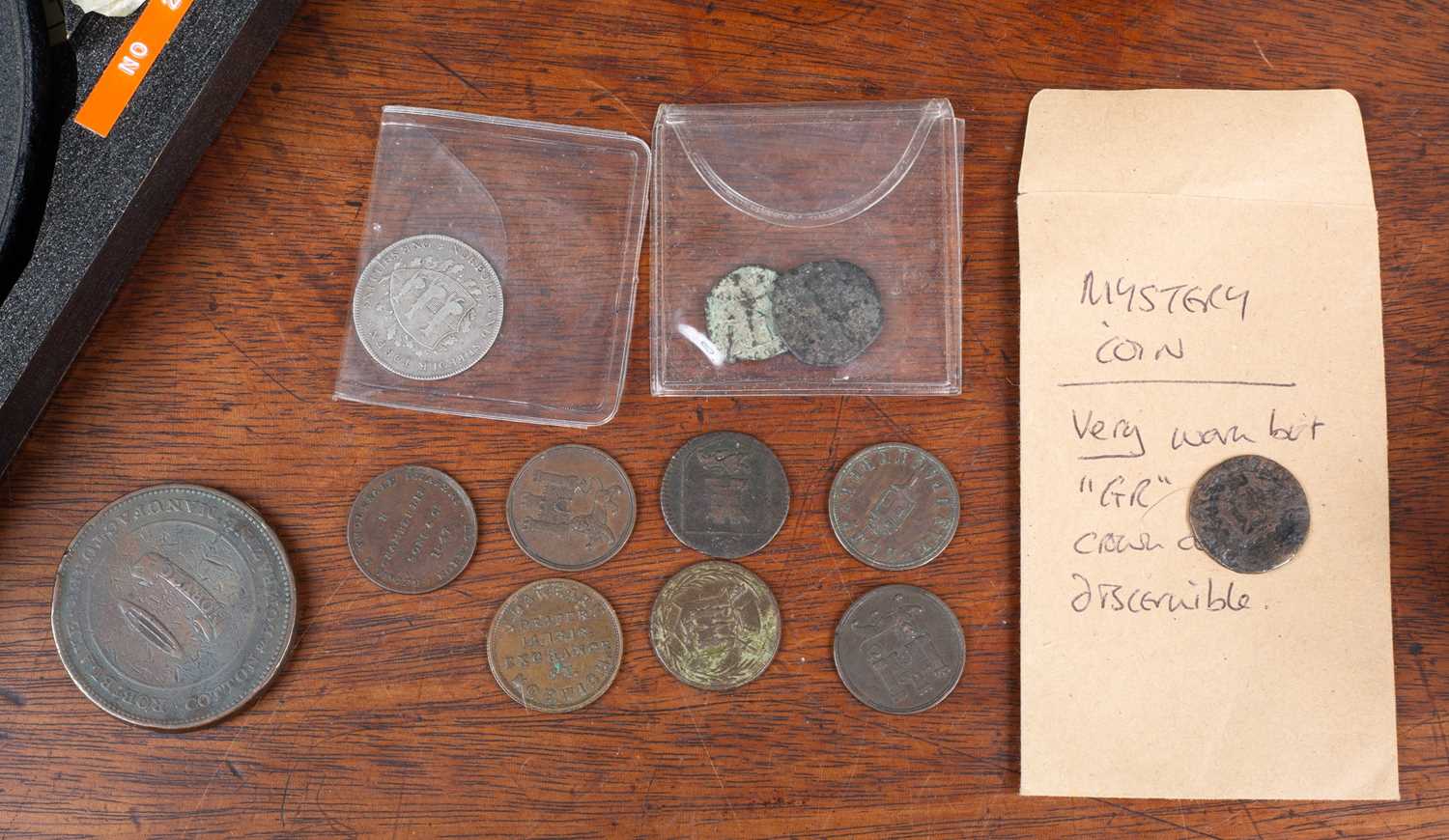 A collection of various coins and tokens; together with a large collection of foreign currencies - Image 2 of 4