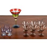 A collection of glassware